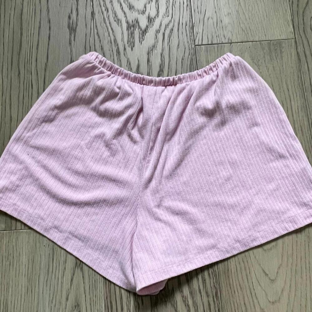 Abercrombie & Fitch Women's Pinkish Purple Pajama Shorts - Picture 3 of 5